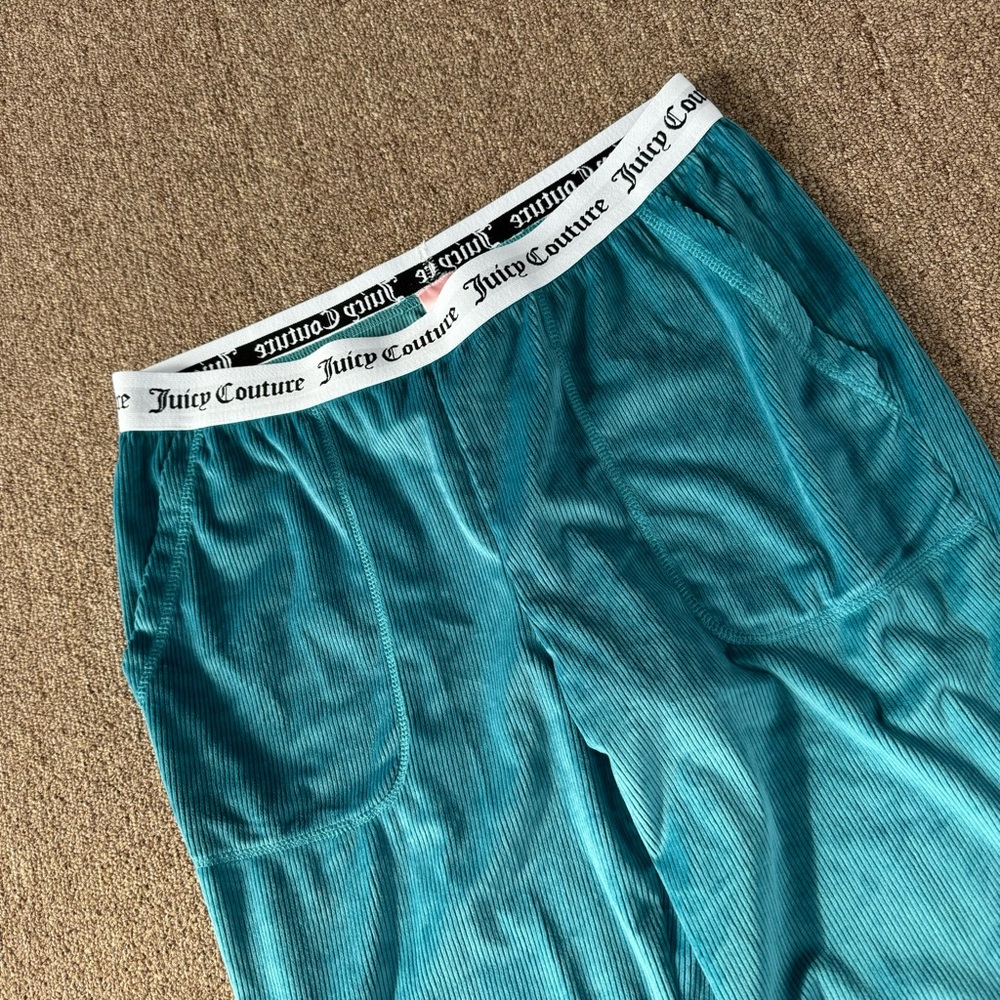 Juicy Couture Los Angeles Sleepwear Size Medium Women’s Pajama Pants Blue